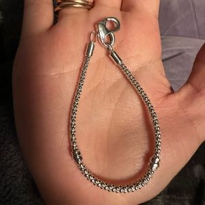 Pandora heart charm bracelet